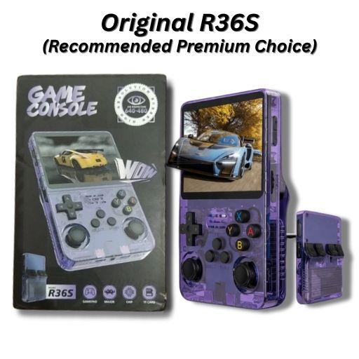 Original R36S retro handheld console in Pakistan with 20,000 games