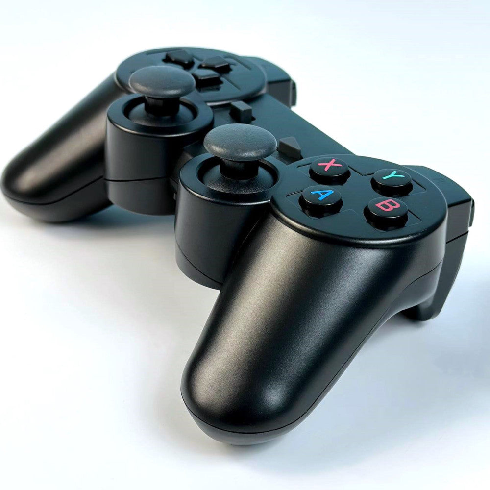 4K Plug & Play Game Stick with Two Wireless Controllers & 20000+ Built-in Games