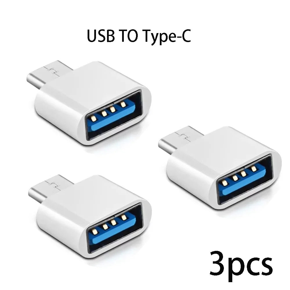 Mini Type C to USB Adapter 3.0 USB-C Male OTG A Female Data Connector
