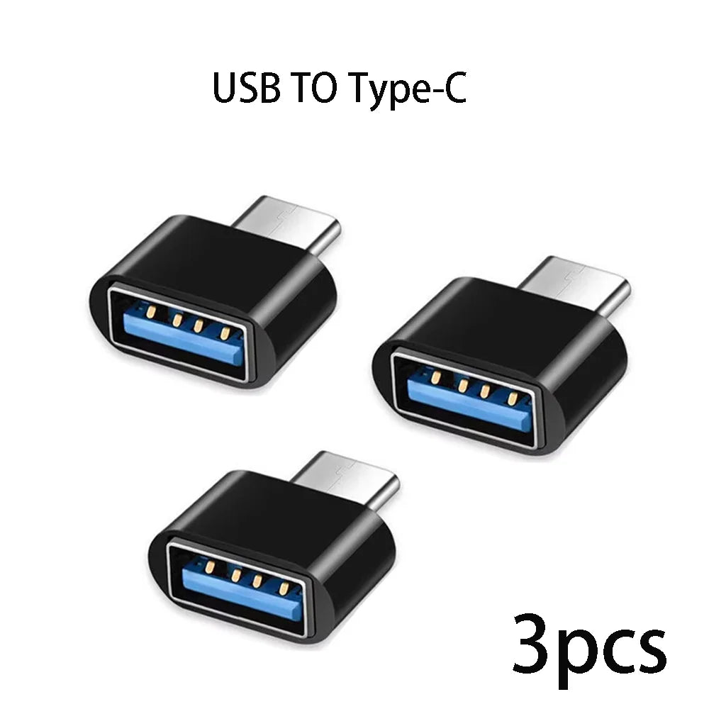 Mini Type C to USB Adapter 3.0 USB-C Male OTG A Female Data Connector