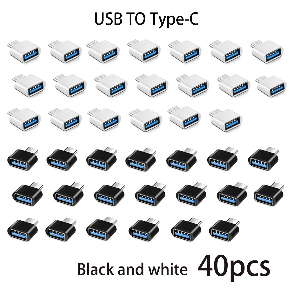 Mini Type C to USB Adapter 3.0 USB-C Male OTG A Female Data Connector
