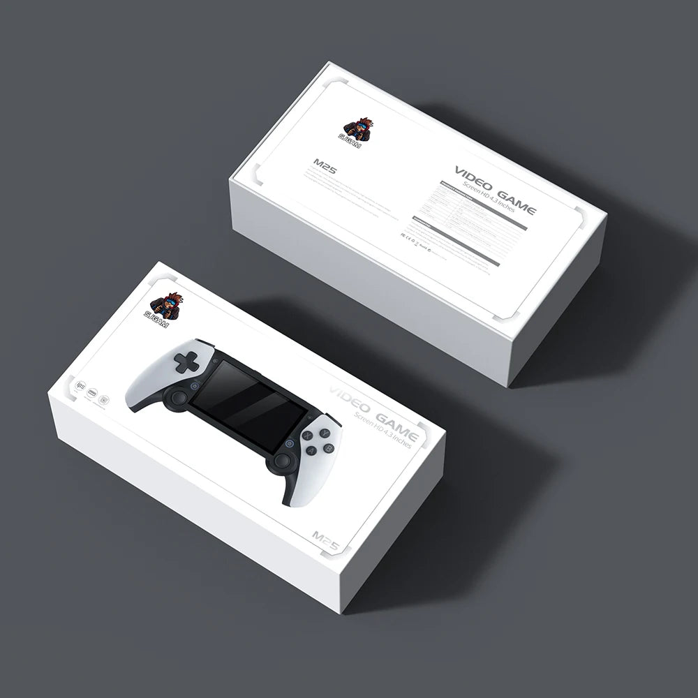M28 PS2 Retro Handheld with 7.1” IPS Screen, 128GB Card & 4000mAh Battery