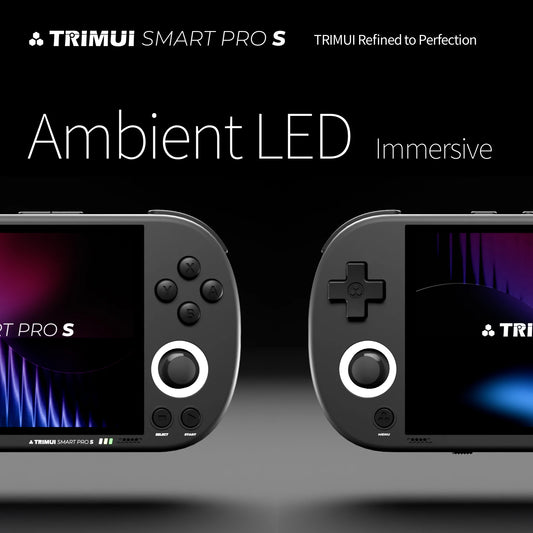 Trimui Smart Pro S Retro Handheld Console with 4.96” IPS Screen, A523 Processor & WiFi 6
