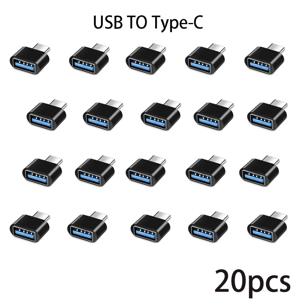 Mini Type C to USB Adapter 3.0 USB-C Male OTG A Female Data Connector