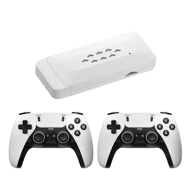 Advanced 4K Plug & Play Game Stick with Two Wireless Controllers with 38000+ Games Tekken 6 & GTA
