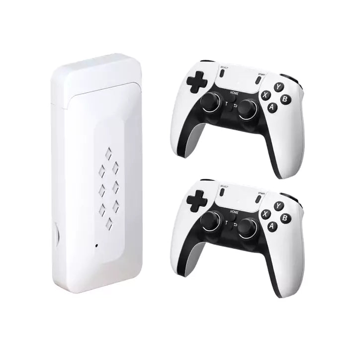 Advanced 4K Plug & Play Game Stick with Two Wireless Controllers with 38000+ Games Tekken 6 & GTA
