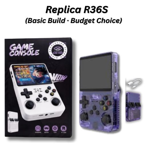 Replica R36S Handheld Console with IPS Screen, 20,000+ Games