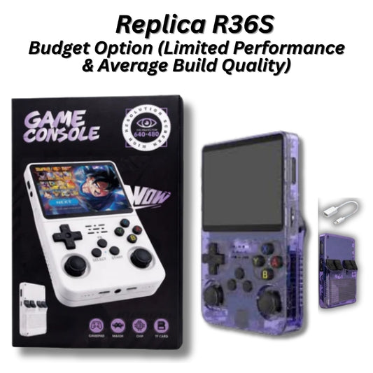 Replica R36S Handheld Console with IPS Screen, 20,000+ Games