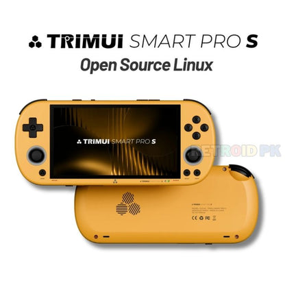Trimui Smart Pro S Retro Handheld Console with 4.96” IPS Screen, A523 Processor & WiFi 6