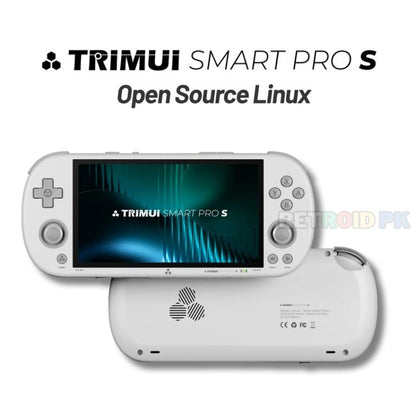 Trimui Smart Pro S Retro Handheld Console with 4.96” IPS Screen, A523 Processor & WiFi 6