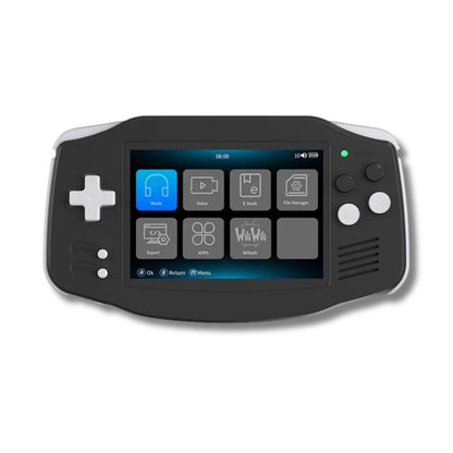 Black Anbernic RG34XX retro handheld console in Pakistan