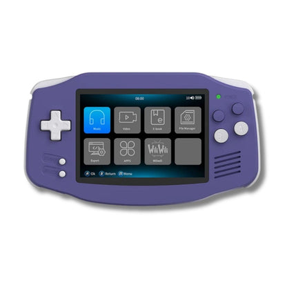 Indigo Anbernic RG34XX GBA style handheld