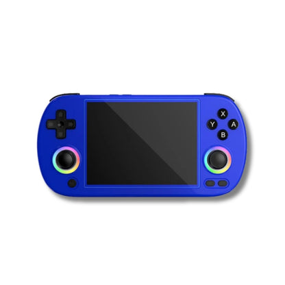 Blue Anbernic RG40XX H horizontal handheld console