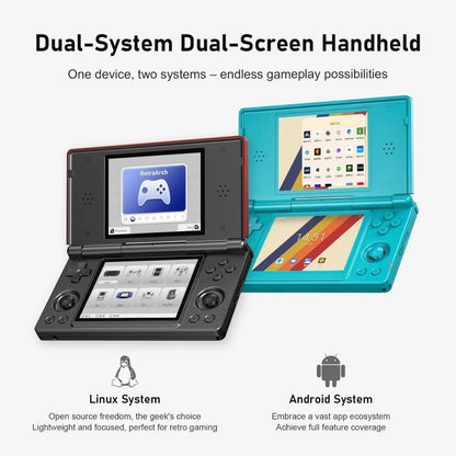 Anbernic RG DS Android 14 handheld with dual 4 inch IPS screens