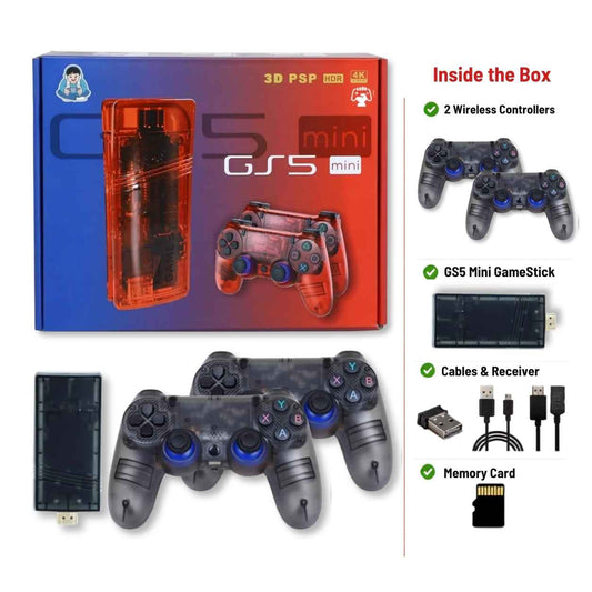 GS5 Mini plug and play retro TV game stick