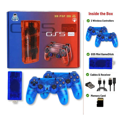 GS5 Mini game stick with two wireless controllers