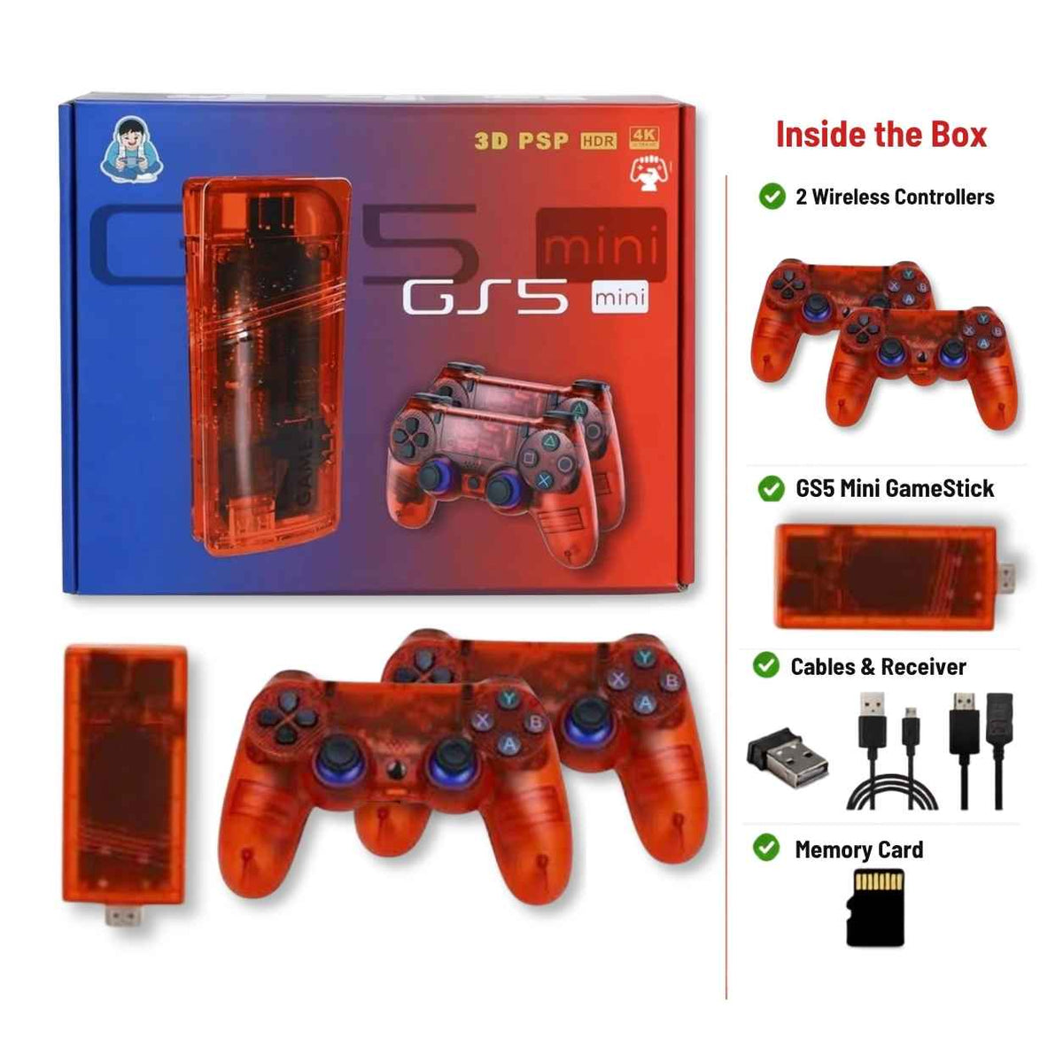 GS5 Mini HDMI retro game console Pakistan