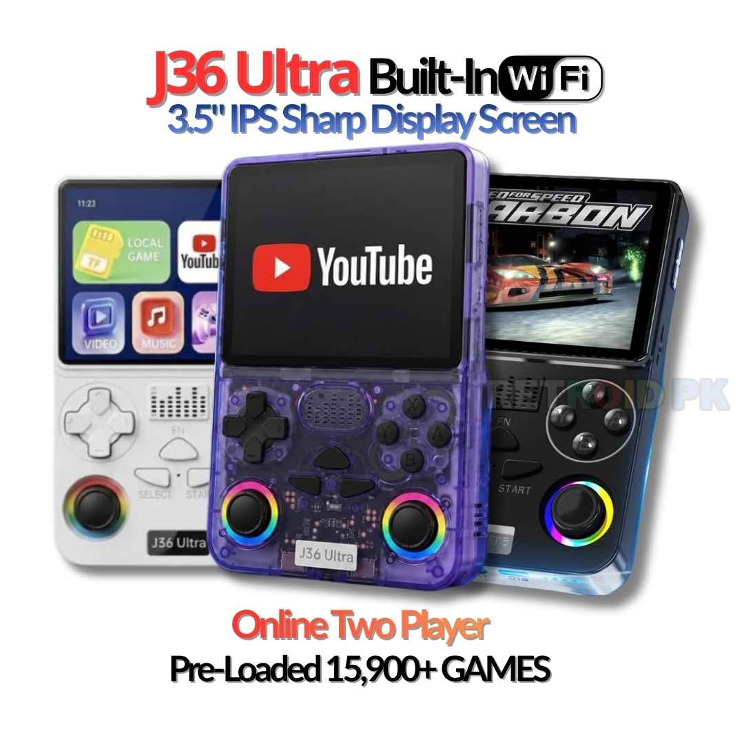 J36 Ultra WiFi retro handheld console in Pakistan