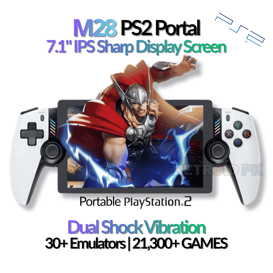 M28 PS2 retro handheld console in Pakistan