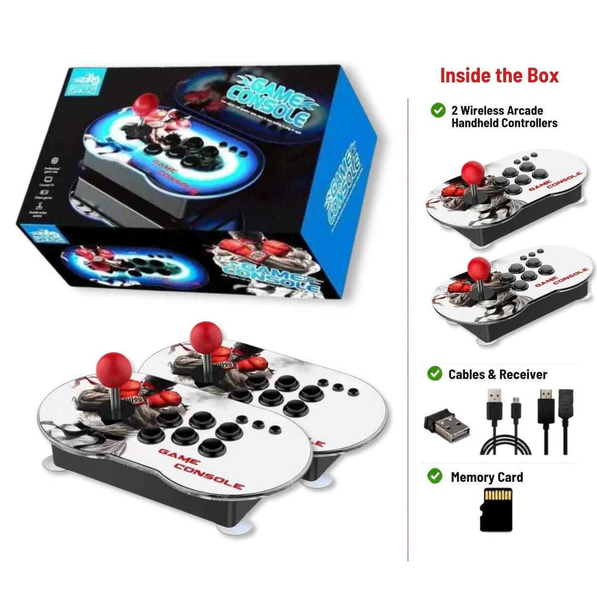 M9 retro arcade game console for TV
