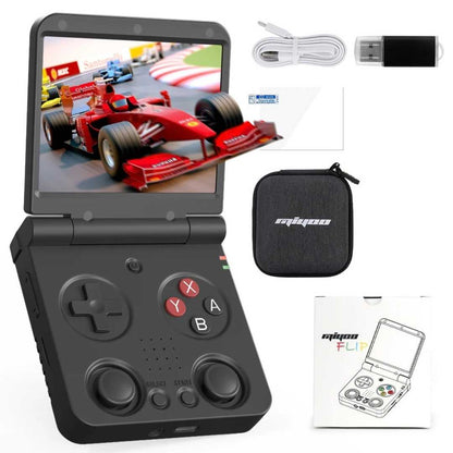 Black Miyoo Flip V2 retro handheld console in Pakistan
