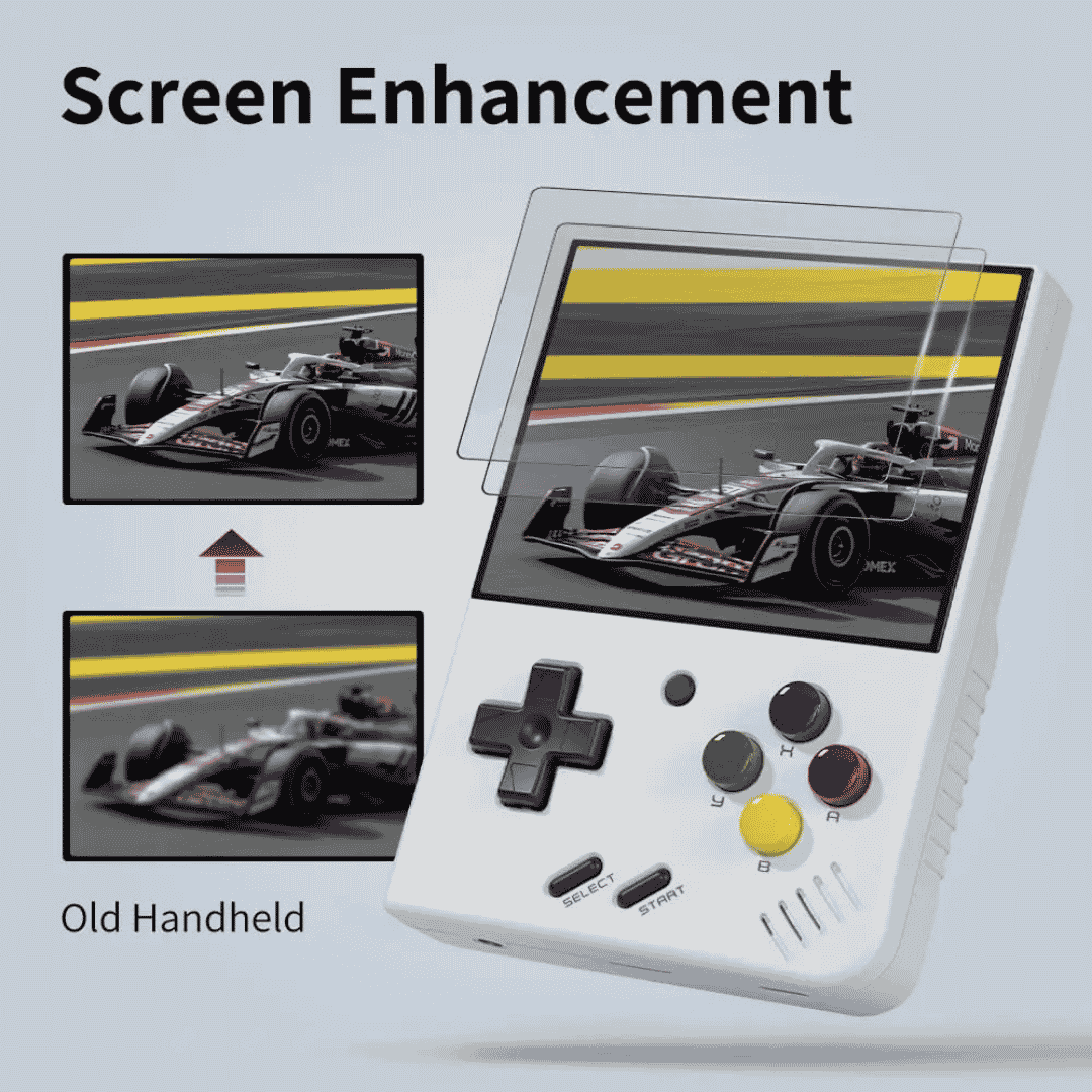 Miyoo Mini Plus Retro Handheld Console with 3.5” IPS Screen & WiFi