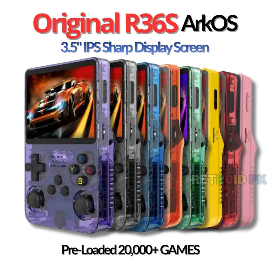 Original R36S Retro Handheld Console in Pakistan – 20,000+ Games