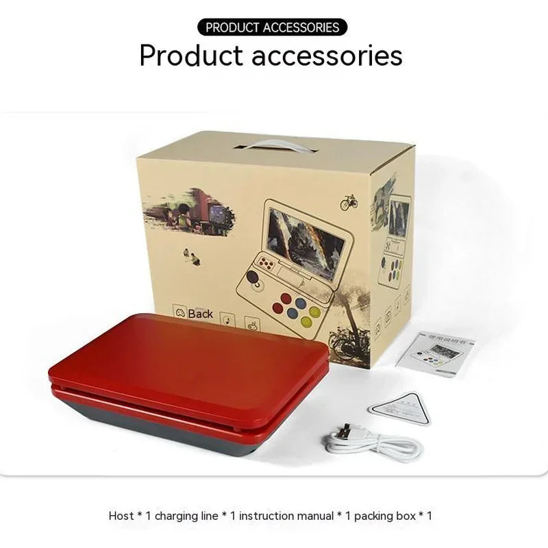 Powkiddy A13 folding arcade handheld with joystick