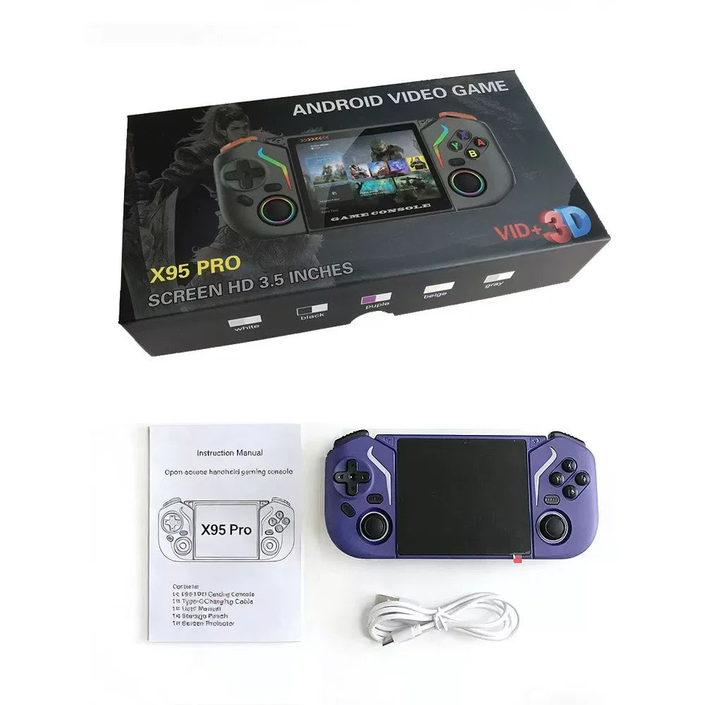 Purple X95 Pro Android 9.0 game console
