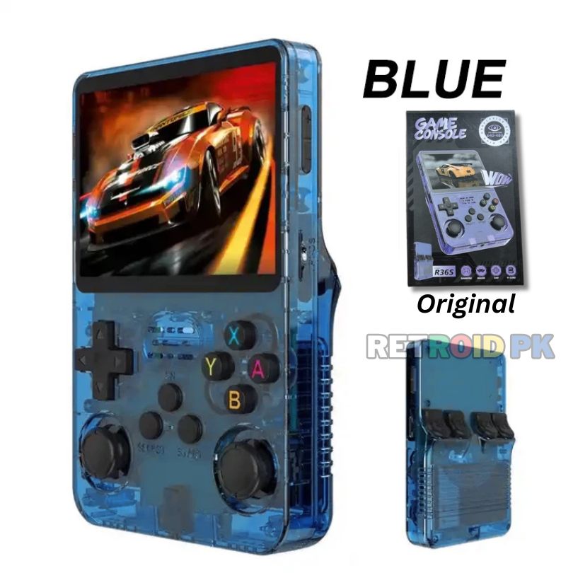 Original R36S Retro Pocket Handheld Console with Eye Protection HD IPS Screen, 20,000+ Games
