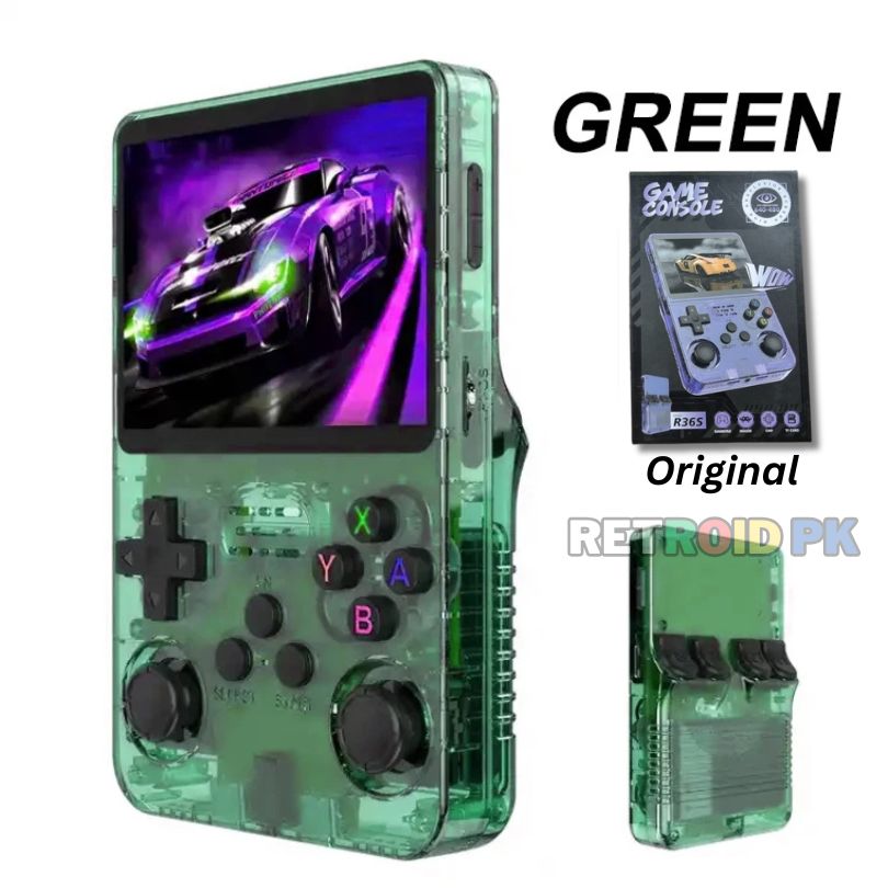 Original R36S Retro Pocket Handheld Console with Eye Protection HD IPS Screen, 20,000+ Games