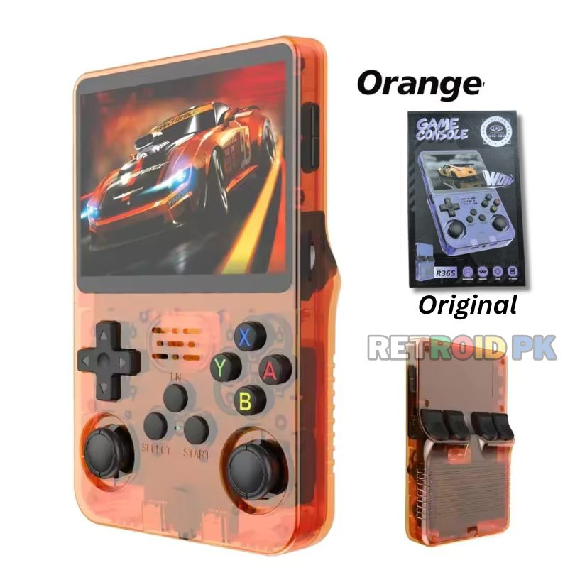 Original R36S Retro Pocket Handheld Console with Eye Protection HD IPS Screen, 20,000+ Games