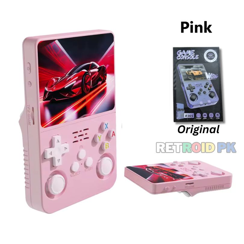 Original R36S Retro Pocket Handheld Console with Eye Protection HD IPS Screen, 20,000+ Games