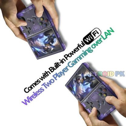 R36XX Retro Pocket Handheld with built-in WiFi and 3.5" Eye Protection HD IPS Screen, 15,600+ Games