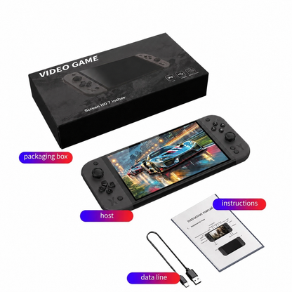 Retro LIGHT Handheld with 7 Inch HD Screen, 19500+ Games, Good RK3128 Chipset
