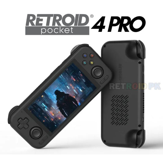 Retroid Pocket 4 Pro Android Handheld Console with Dimensity 1100, 8GB RAM & 128GB Storage and Touchscreen
