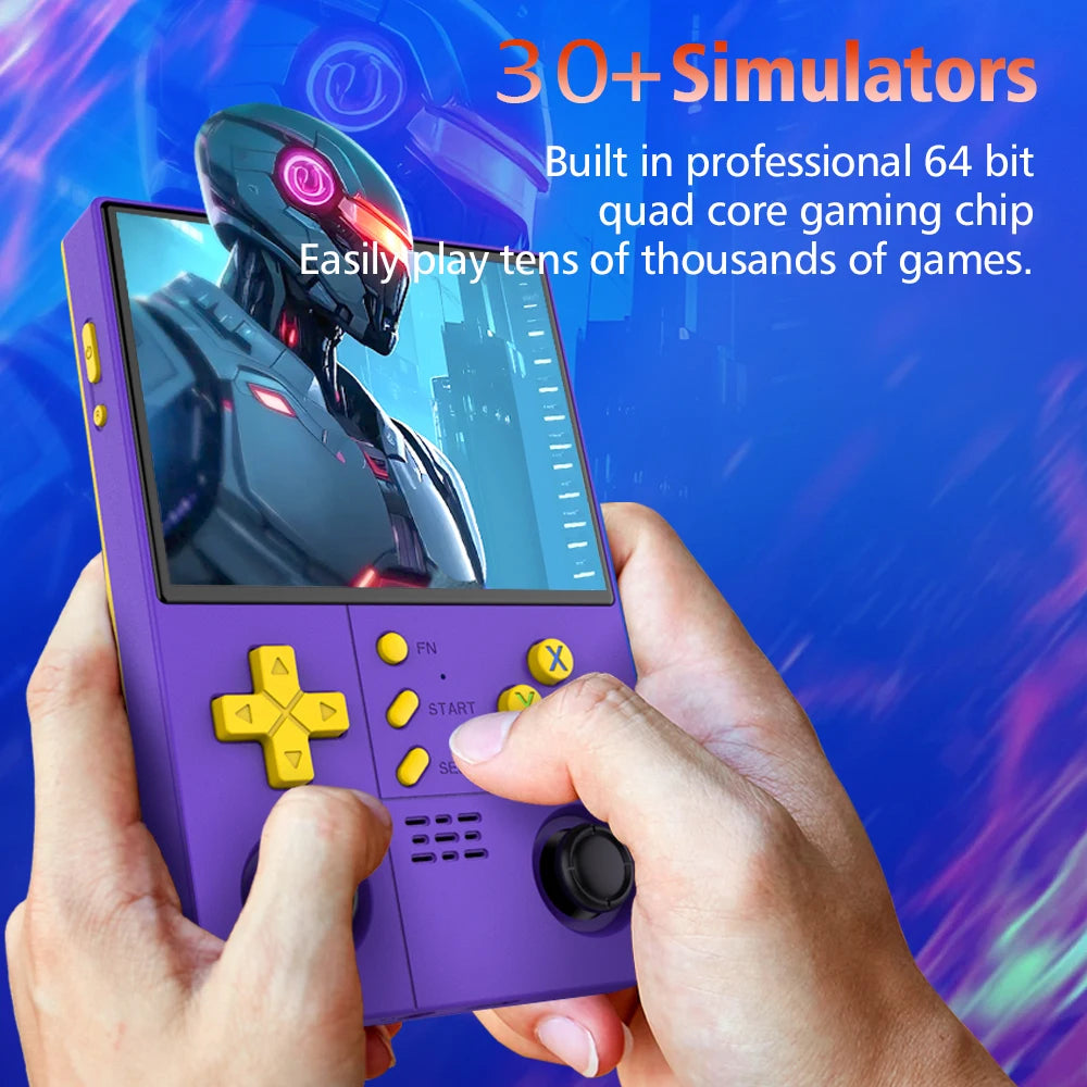 Retro R40XX PRO MAX Handheld with 4.2 Inch Eye Protection HD IPS Screen, 18400+ Games, Built-in Wi-Fi, 4500 mAh Battery