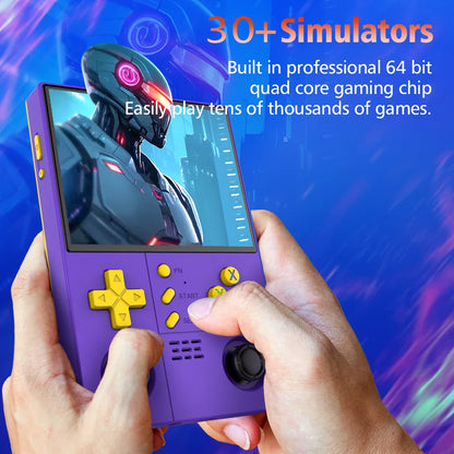 Retro R40XX PRO MAX Handheld with 4.2 Inch Eye Protection HD IPS Screen, 18400+ Games, Built-in Wi-Fi, 4500 mAh Battery