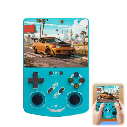 Retro R40XX Handheld with 4.2 Inch Eye Protection HD IPS Screen, 18400+ Games, Built-in Wi-Fi