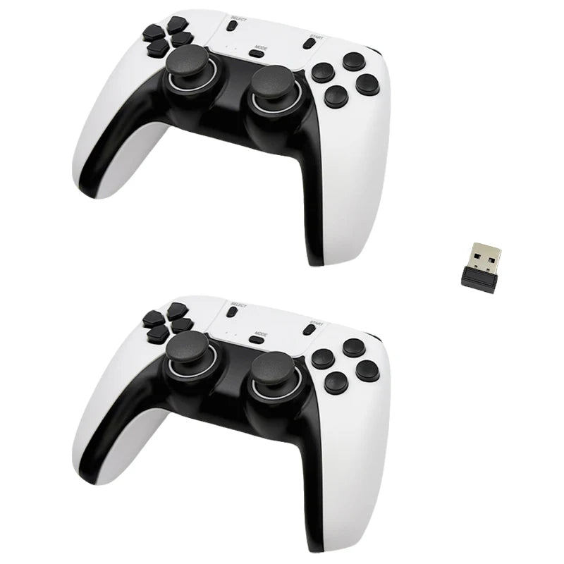 Premium 2.4G Bluetooth Wireless Gamepad Pair with USB Receiver for PC, Android TV, Android Box & Game Sticks