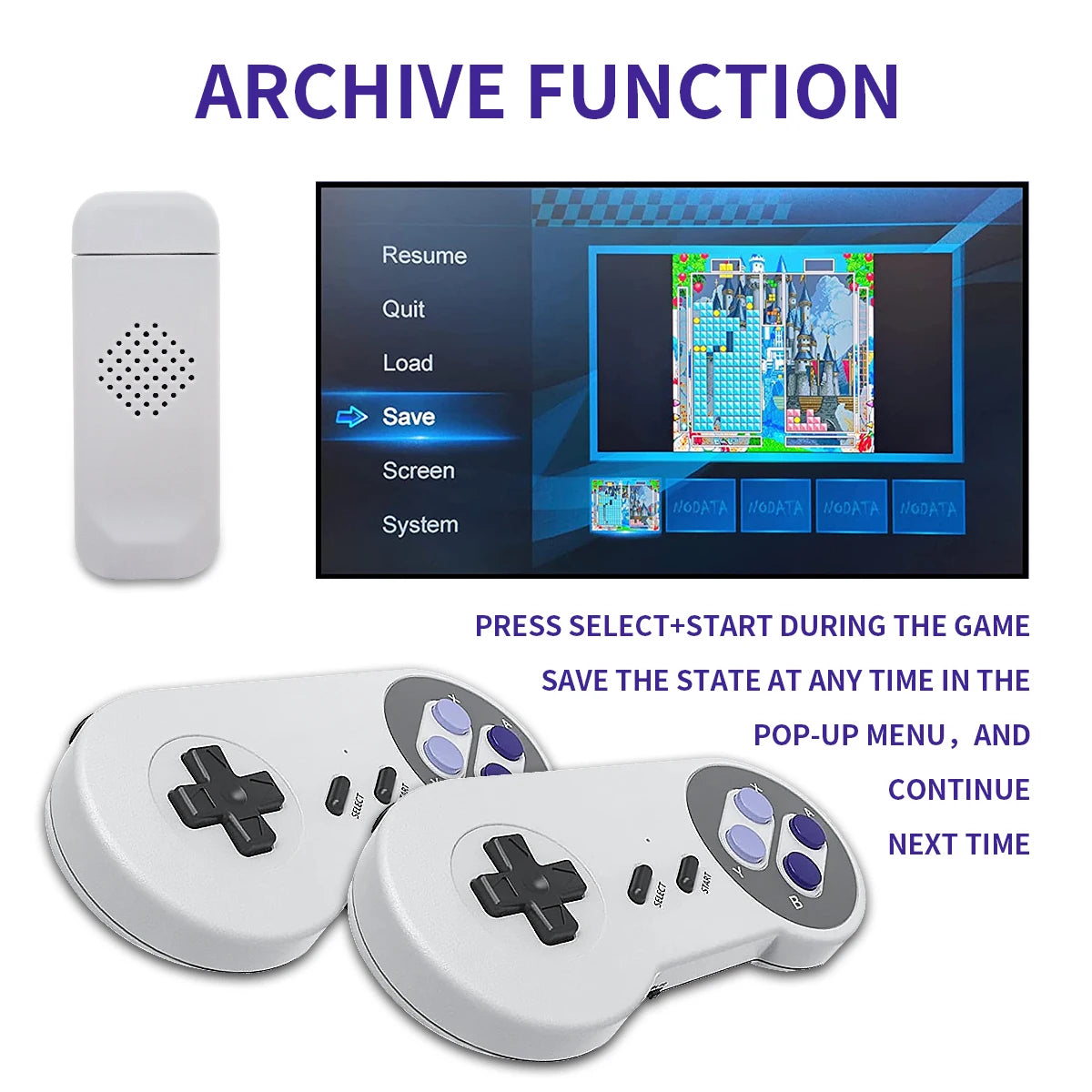 SF900 TV game console for kids and family