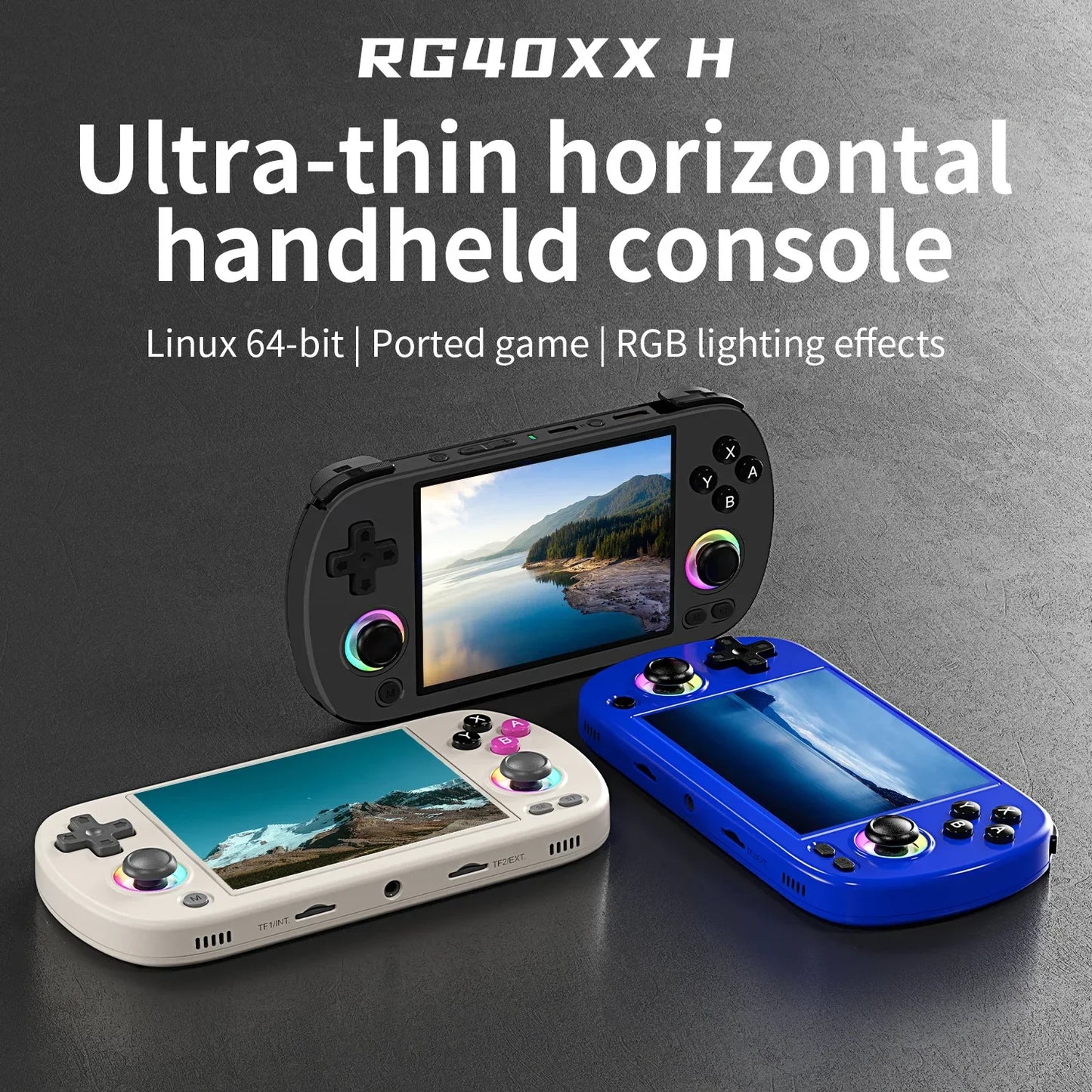 Anbernic RG40XX H portable game console for retro games