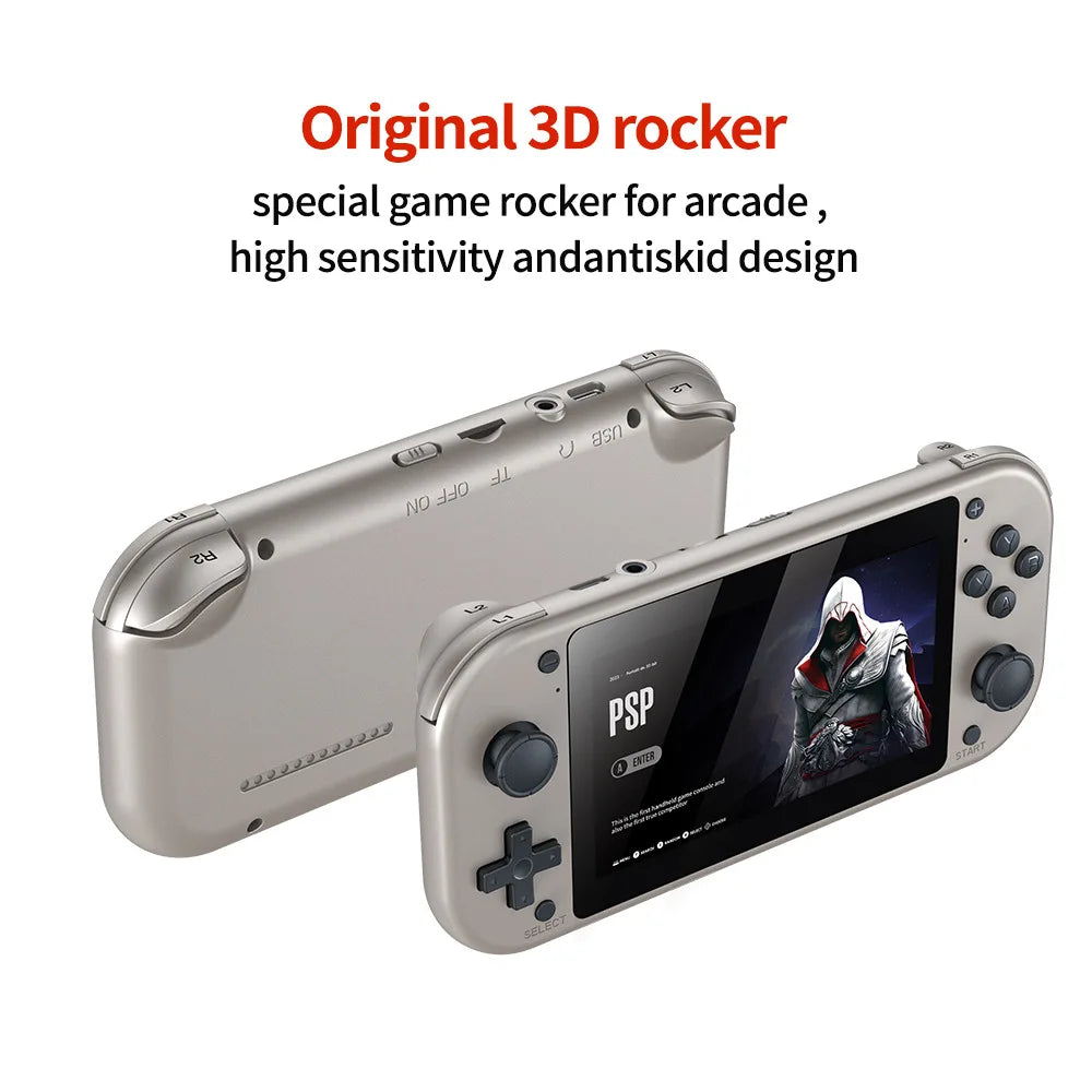 Retro Big 4.3 Inch IPS Display Portable Pocket Handheld Console with Linux System and 20,000+ Built in Games