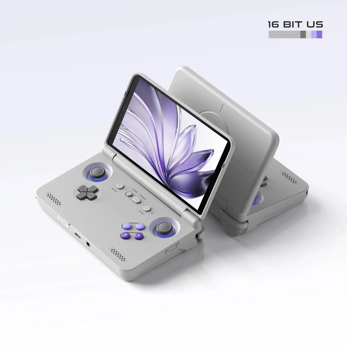 Grey Retroid Pocket Flip 2 foldable Android handheld