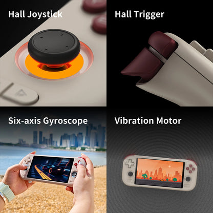MANGMI AIR X Android Handheld Console with Snapdragon 662, 5.5” FHD IPS Touchscreen - 64GB