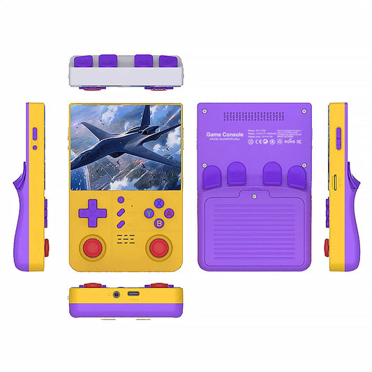 Retro R40XX PRO MAX Handheld with 4.2 Inch Eye Protection HD IPS Screen, 18400+ Games, Built-in Wi-Fi, 4500 mAh Battery