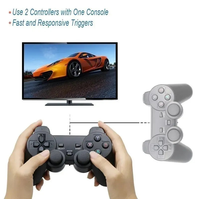 2.4G Bluetooth Wireless Gamepad Pair with USB Receiver for PC, Android TV, Android Box & Game Sticks
