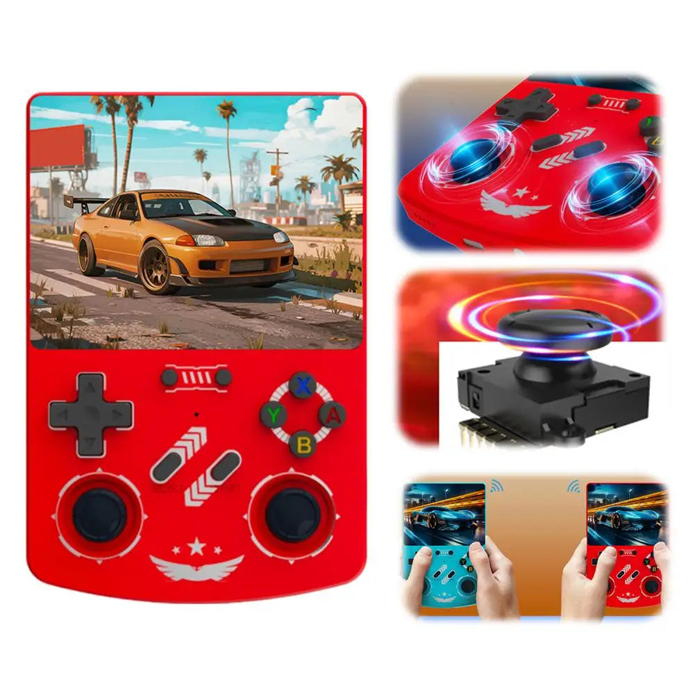 Retro R40XX Handheld with 4.2 Inch Eye Protection HD IPS Screen, 18400+ Games, Built-in Wi-Fi