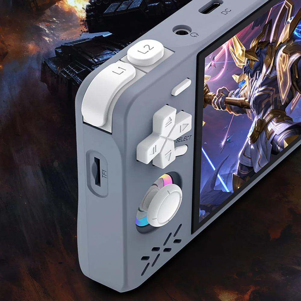 Retro Super MAX Handheld with 4 Inch Eye Protection HD IPS Screen, 18500+ Games, Built-in Wi-Fi & Vibration with Protection Case