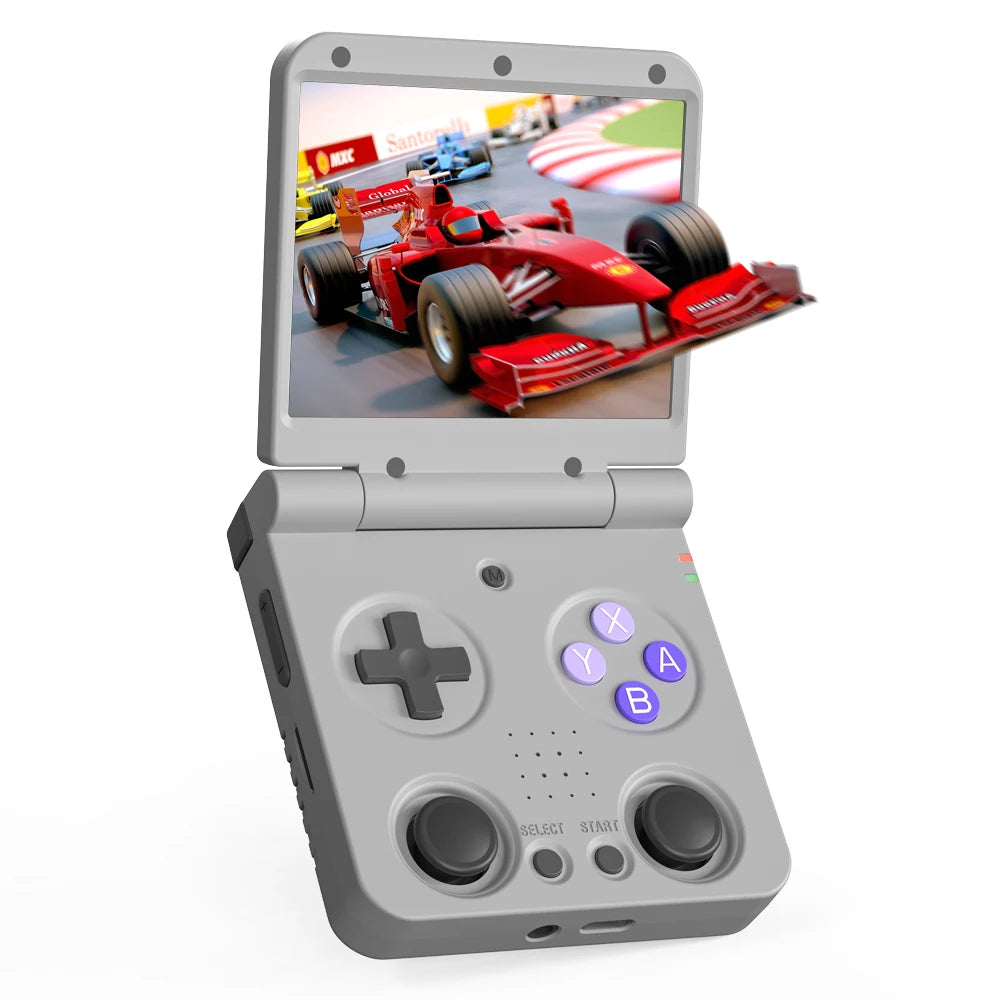 Miyoo Flip V2 Retro Handheld Console with 3.5” IPS Screen & Clamshell Design